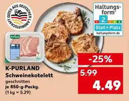 Kaufland K-PURLAND Schweinekotelett Angebot