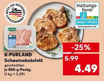 Kaufland K-PURLAND Schweinekotelett Angebot