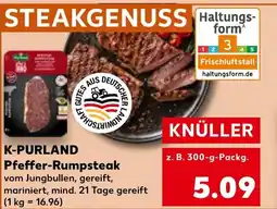 Kaufland K-PURLAND Pfeffer-Rumpsteak Angebot