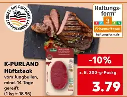 Kaufland K-PURLAND Hüftsteak Angebot
