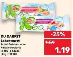 Kaufland DU DARFST Leberwurst Angebot