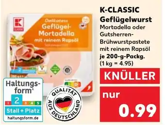 Kaufland K-CLASSIC Geflügelwurst Angebot