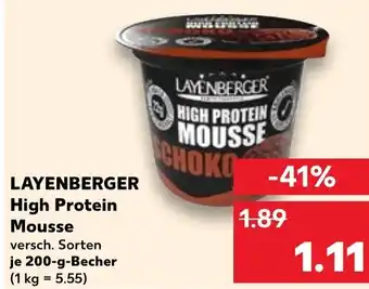 Kaufland LAYENBERGER High Protein Mousse Angebot