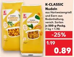 Kaufland K-CLASSIC Nudeln Angebot