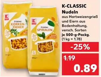 Kaufland K-CLASSIC Nudeln Angebot