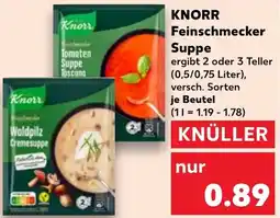 Kaufland KNORR Feinschmecker Suppe Angebot