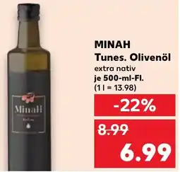 Kaufland MINAH Tunes. Olivenöl Angebot