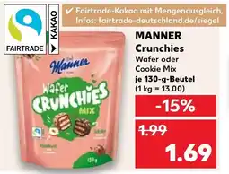 Kaufland MANNER Crunchies Angebot