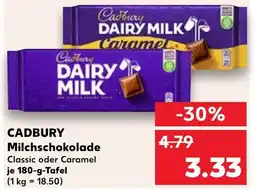 Kaufland CADBURY Milchschokolade Angebot