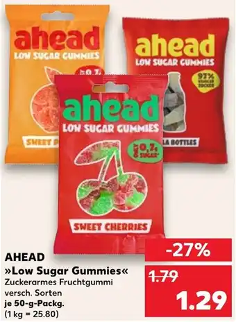 Kaufland AHEAD Low Sugar Gummies Angebot