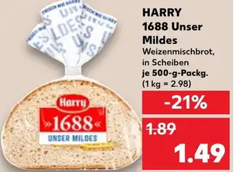 Kaufland HARRY 1688 Unser Mildes Angebot