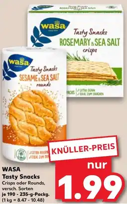 Kaufland WASA Tasty Snacks Angebot