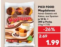 Kaufland PICO FOOD Magdalenas Angebot