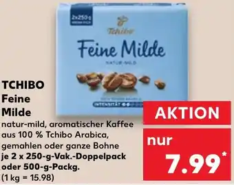 Kaufland TCHIBO Feine Milde Angebot