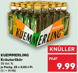 Kaufland KUEMMERLING Kräuterlikör Angebot