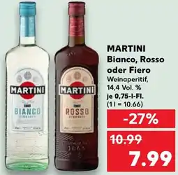 Kaufland MARTINI Bianco, Rosso oder Fiero Angebot