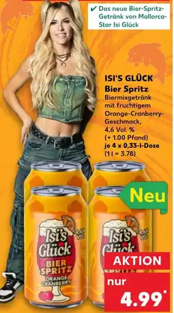 Kaufland ISI'S GLÜCK Bier Spritz Angebot
