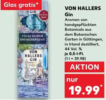 Kaufland VON HALLERS Gin Angebot