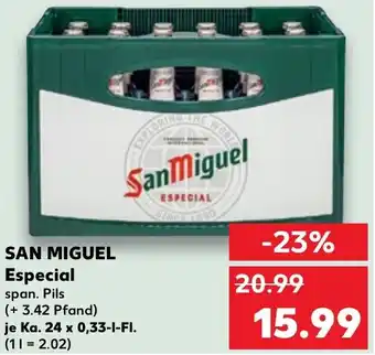 Kaufland SAN MIGUEL Especial Angebot