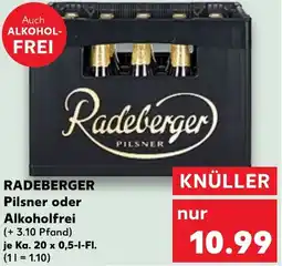 Kaufland RADEBERGER Pilsner oder Alkoholfrei Angebot