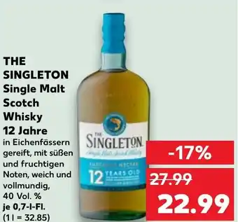 Kaufland THE SINGLETON Single Malt Scotch Whisky 12 Jahre Angebot