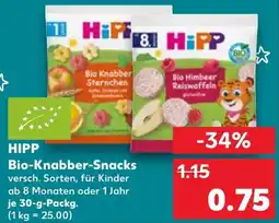 Kaufland HIPP Bio-Knabber-Snacks Angebot