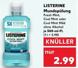 Kaufland LISTERINE Mundspülung Angebot