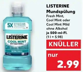 Kaufland LISTERINE Mundspülung Angebot