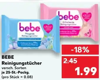 Kaufland BEBE Reinigungstücher Angebot