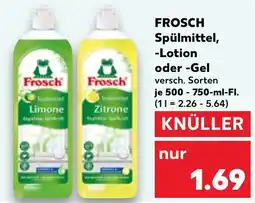 Kaufland FROSCH Spülmittel, -Lotion oder -Gel Angebot