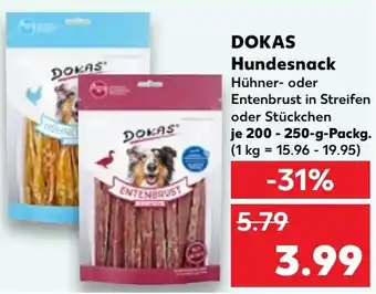 Kaufland DOKAS Hundesnack Angebot