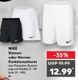 Kaufland NIKE Damen- oder Herren- Funktionsshorts Angebot