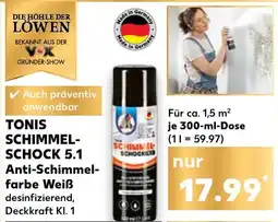 Kaufland TONIS SCHIMMEL- SCHOCK 5.1 Anti-Schimmel- farbe Weiß Angebot