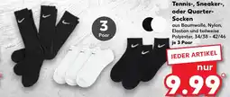 Kaufland Tennis-, Sneaker-, oder Quarter- Socken Angebot