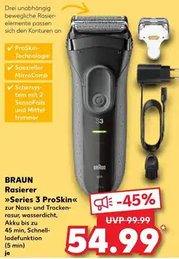 Kaufland BRAUN Rasierer Series 3 ProSkin Angebot
