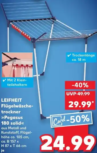 Kaufland LEIFHEIT Flügelwäsche- trockner Pegasus 180 solid Angebot