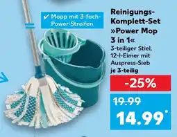 Kaufland Reinigungs- Komplett-Set Power Mop 3 in 1 Angebot