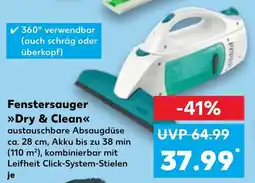 Kaufland Fenstersauger Dry & Clean Angebot