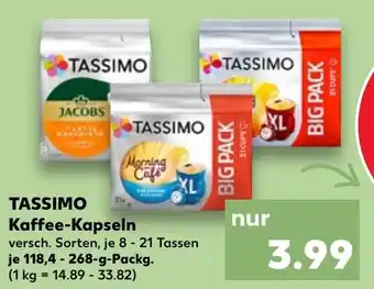 Kaufland TASSIMO Kaffee-Kapseln Angebot