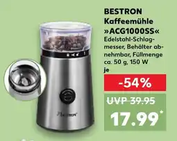 Kaufland BESTRON Kaffeemühle ACG1000SS Angebot