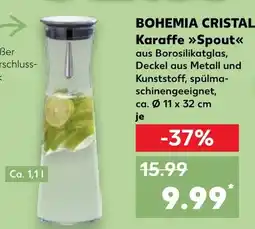 Kaufland BOHEMIA CRISTAL Karaffe Spout Angebot