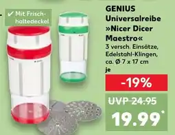 Kaufland GENIUS Universalreibe Nicer Dicer Maestro Angebot