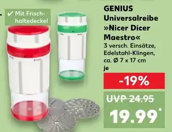 Kaufland GENIUS Universalreibe Nicer Dicer Maestro Angebot