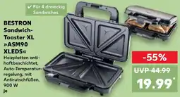 Kaufland BESTRON Sandwich- Toaster XL ASM90 XLEDS Angebot