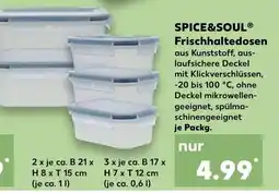 Kaufland SPICE&SOUL Frischhaltedosen Angebot