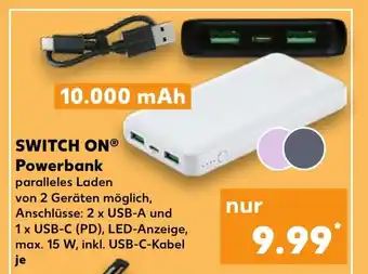 Kaufland SWITCH ON Powerbank Angebot