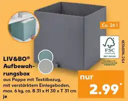 Kaufland LIV&BO Aufbewah- rungsbox Angebot