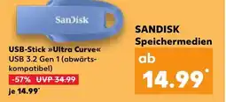 Kaufland SANDISK USB-Stick Ultra Curve Angebot