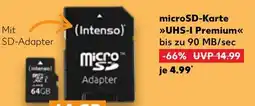 Kaufland microSD-Karte UHS-I Premium Angebot