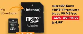 Kaufland microSD-Karte UHS-I Premium Angebot
